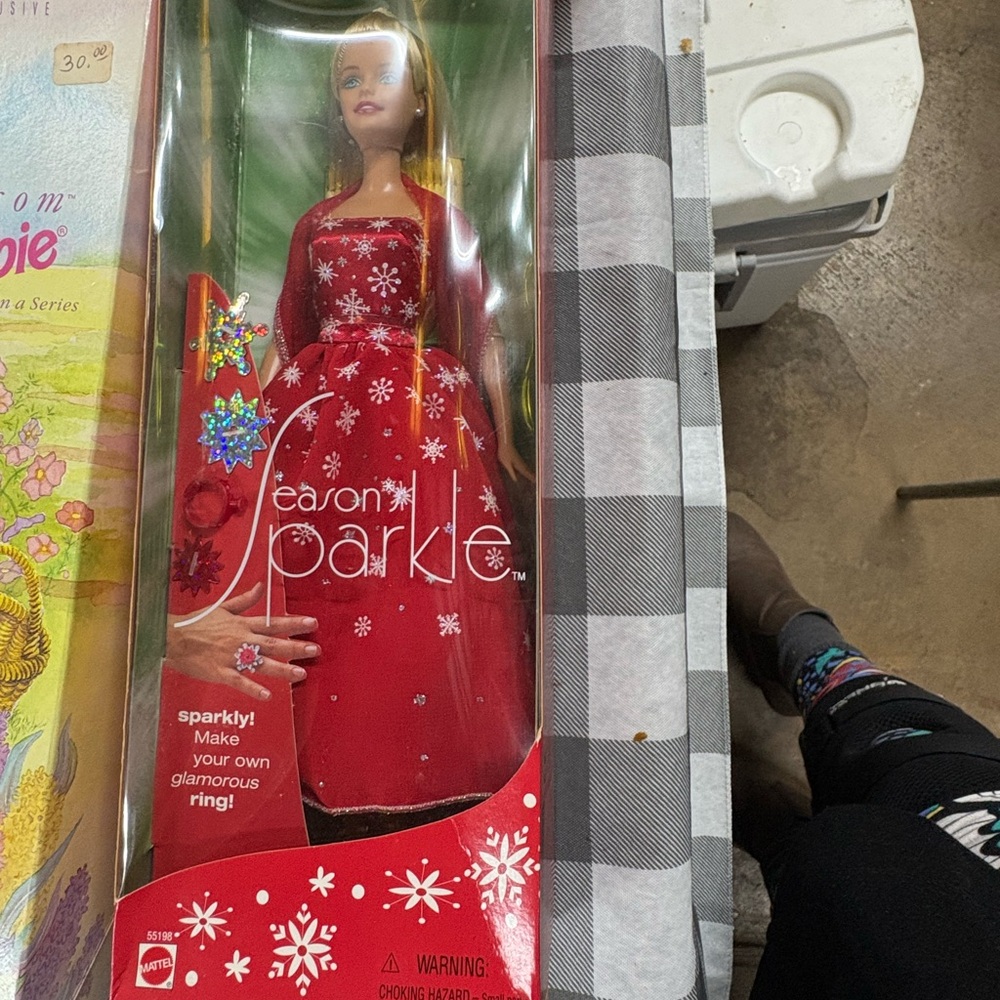 Mattel Barbie Season Sparkler in Festive Red Dress
